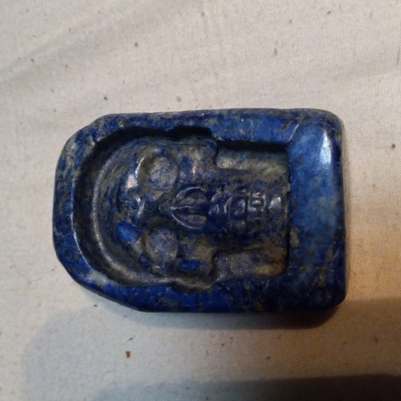 Gemstone healing stone LapisLazuli  75 gram one of a kind skull - Picture 4 of 4
